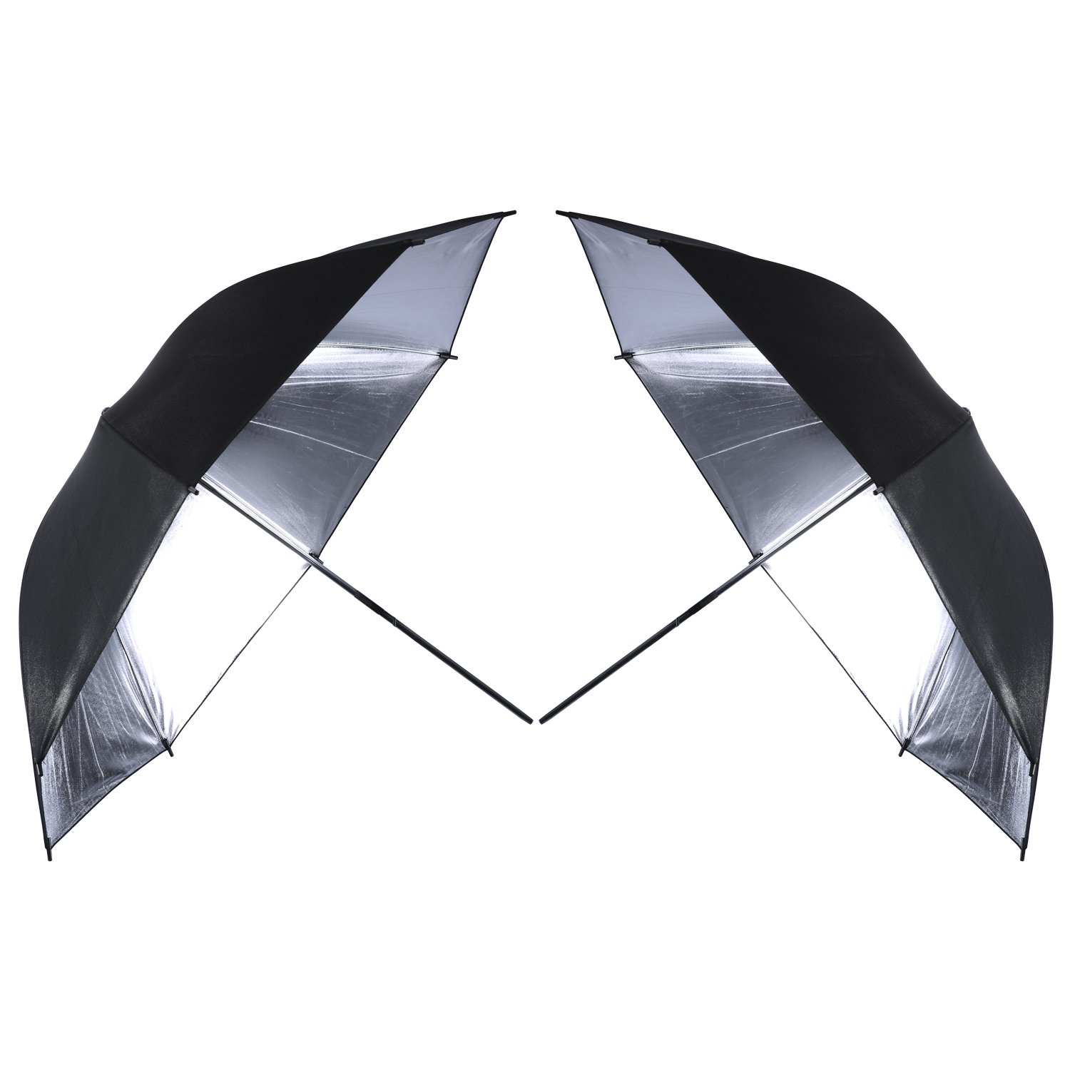 Softbox Umbrella Black Silver 33 inch