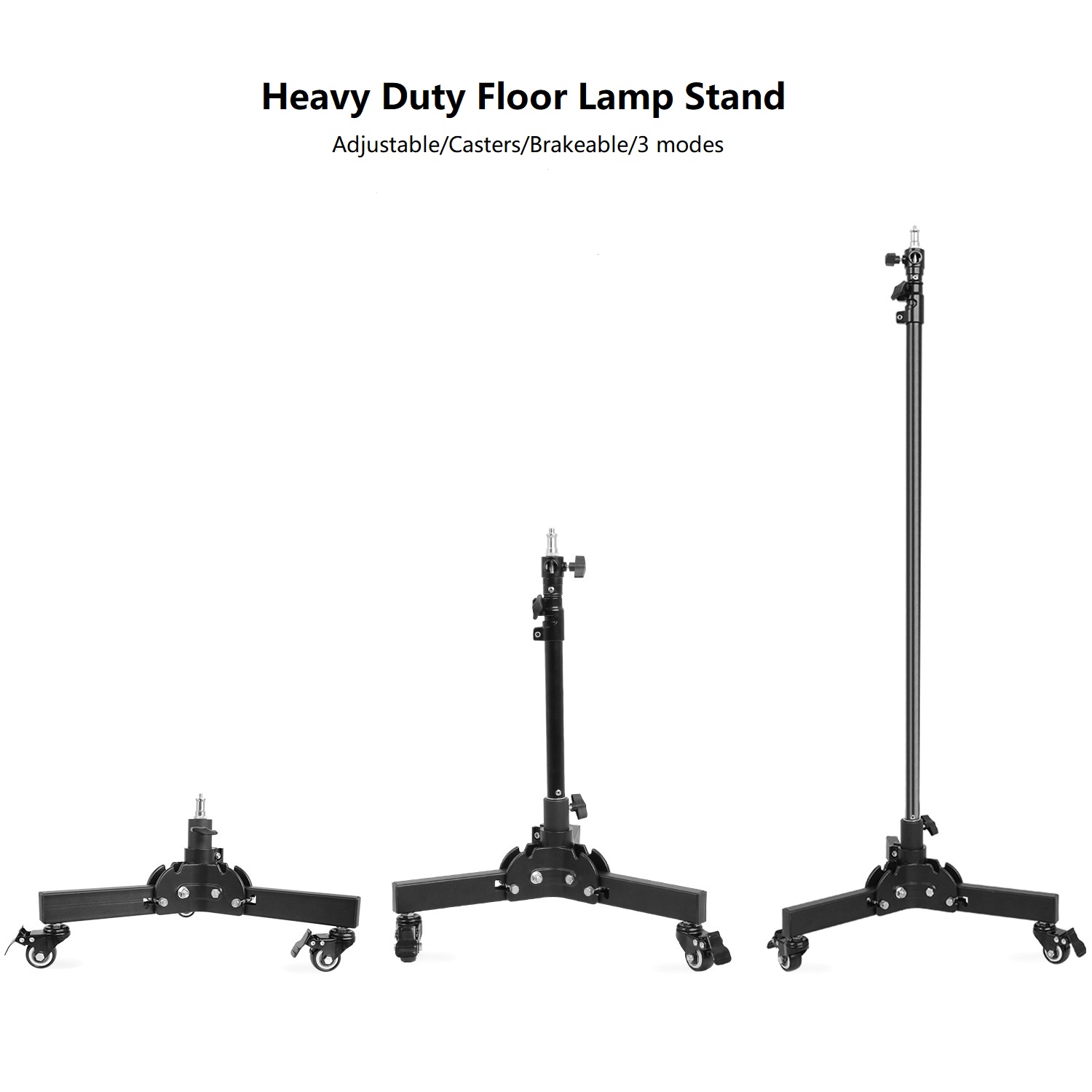 Caster Wheel Floor Lamp Stand